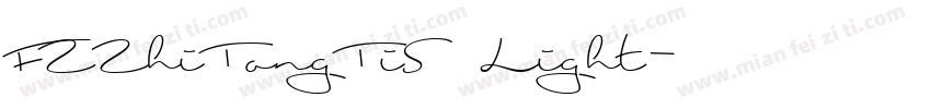 FZZhiTongTiS Light字体转换